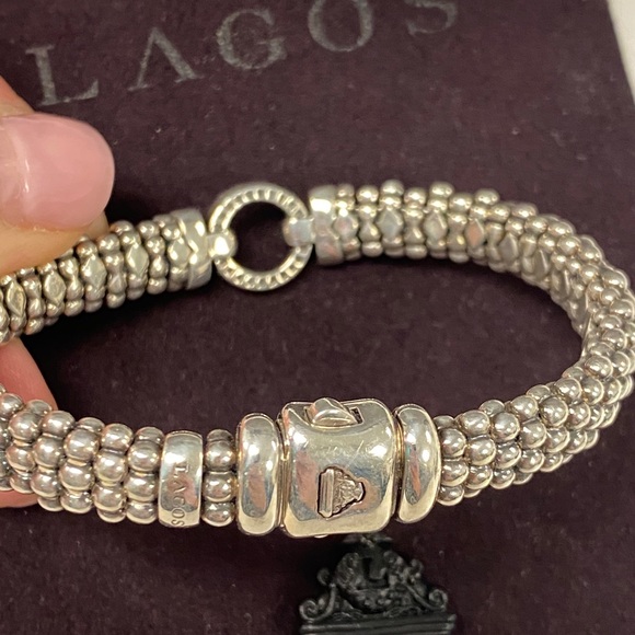 💕SOLD💕 Lagos Enzo Sterling Silver Bracelet - Picture 5 of 6